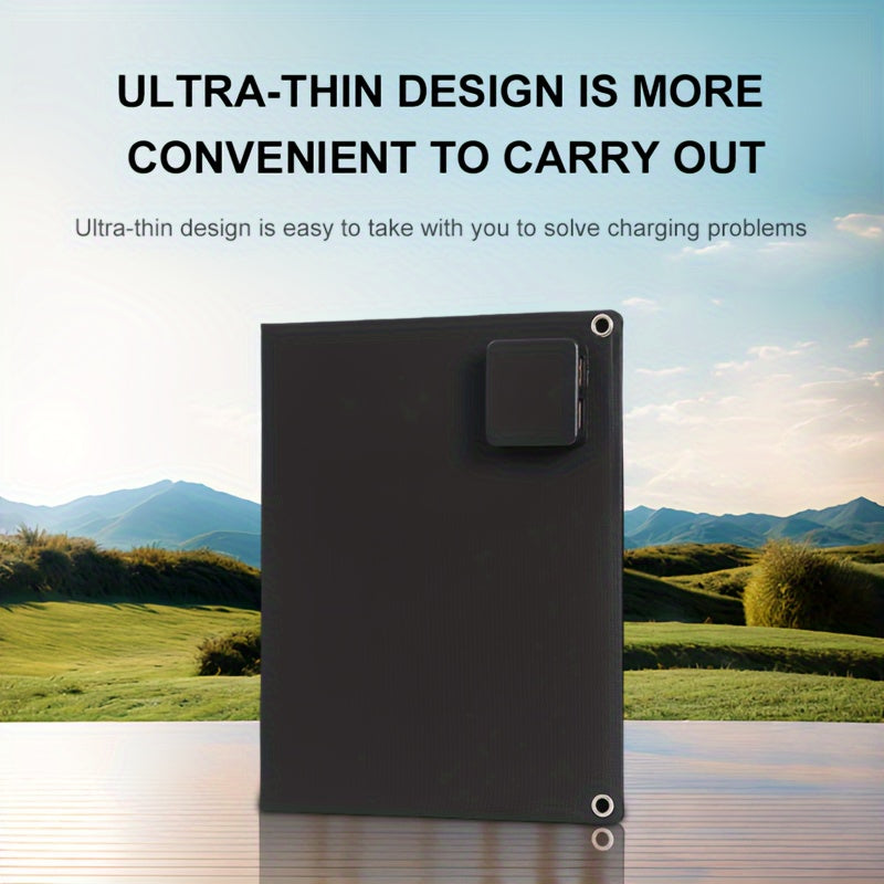 NNETM Portable Solar Panel Charger (2-in-1)