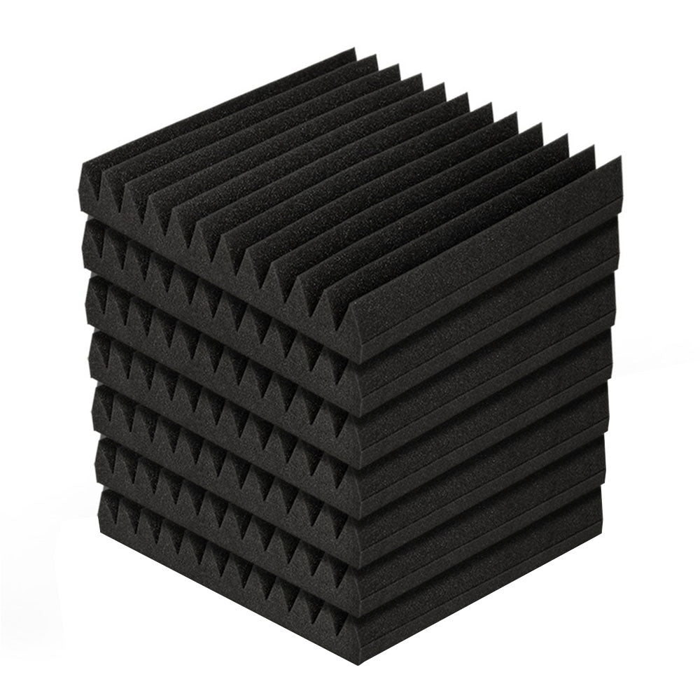 Alpha Acoustic Foam 20-40-60pcs 30x30x5cm Sound Absorption Proofing Panel Studio Wedge