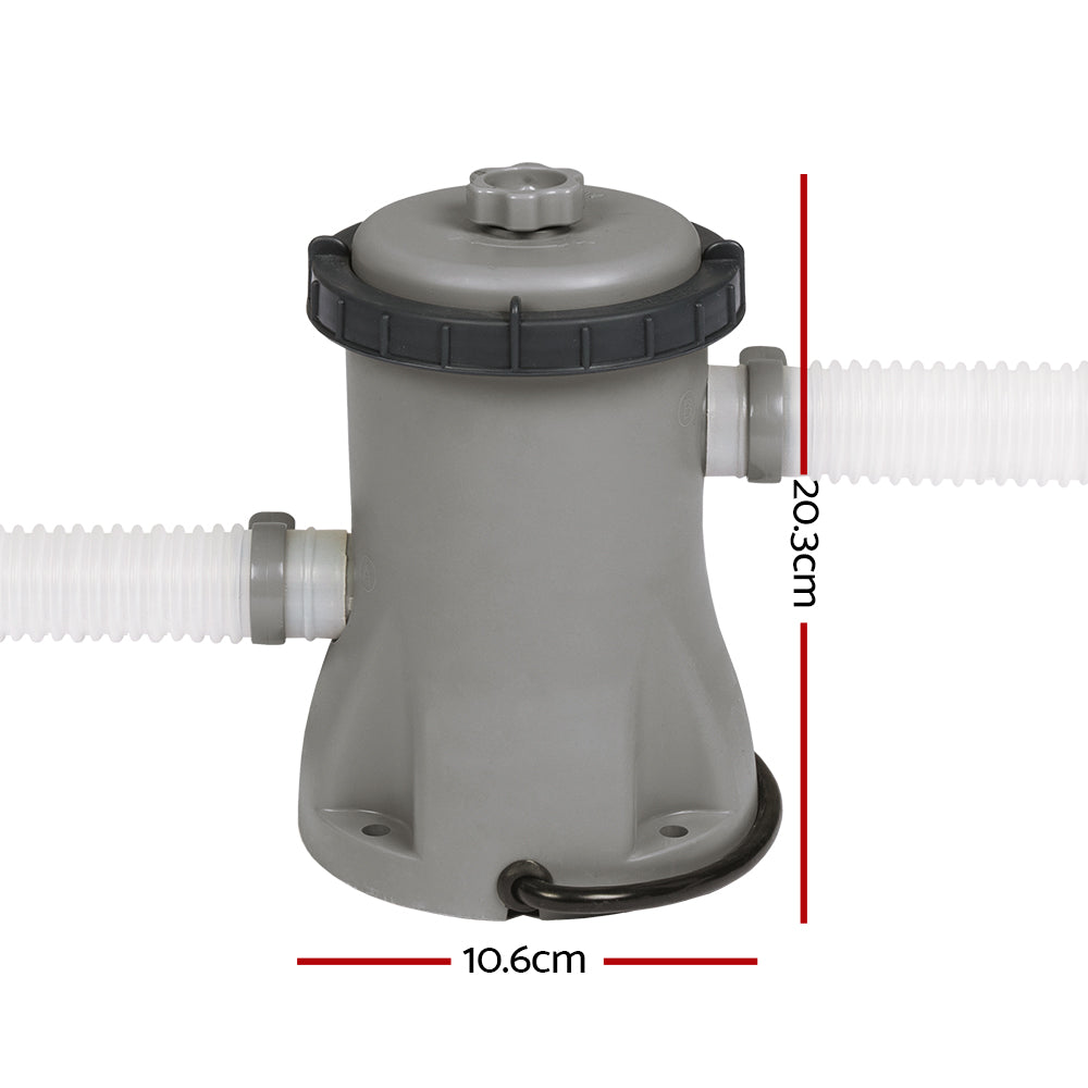 Bestway Pool Pump Cartridge Filter 330GPH 1249L/H Flowclear Filters Cleaner