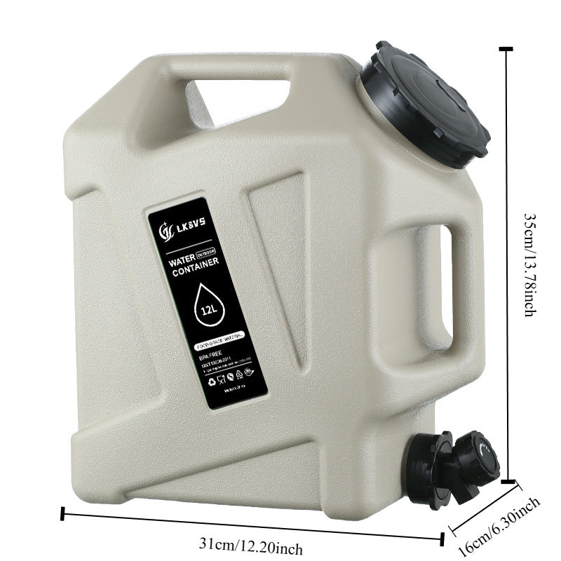 NNETM Outdoor Water Bucket with Spigot